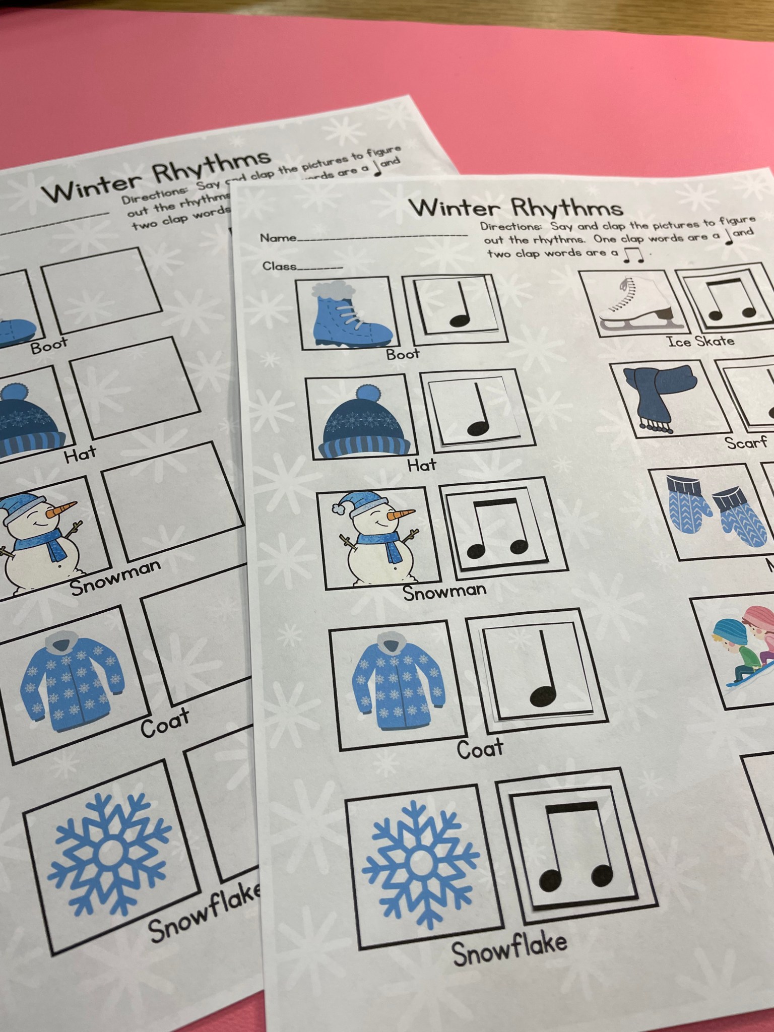 Winter Themed Music Class Activities, Games, and Centers – Making Music ...
